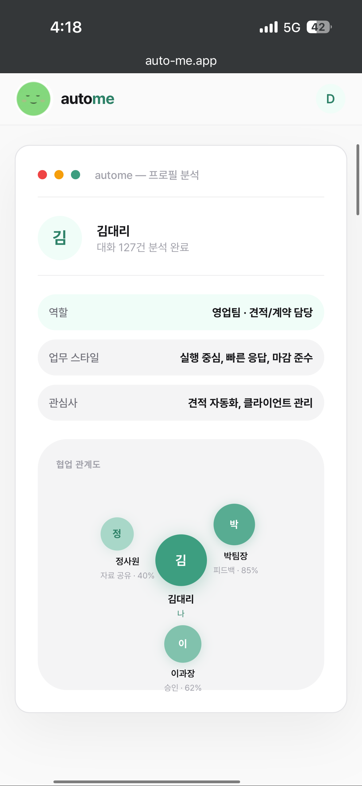 프로파일 분석